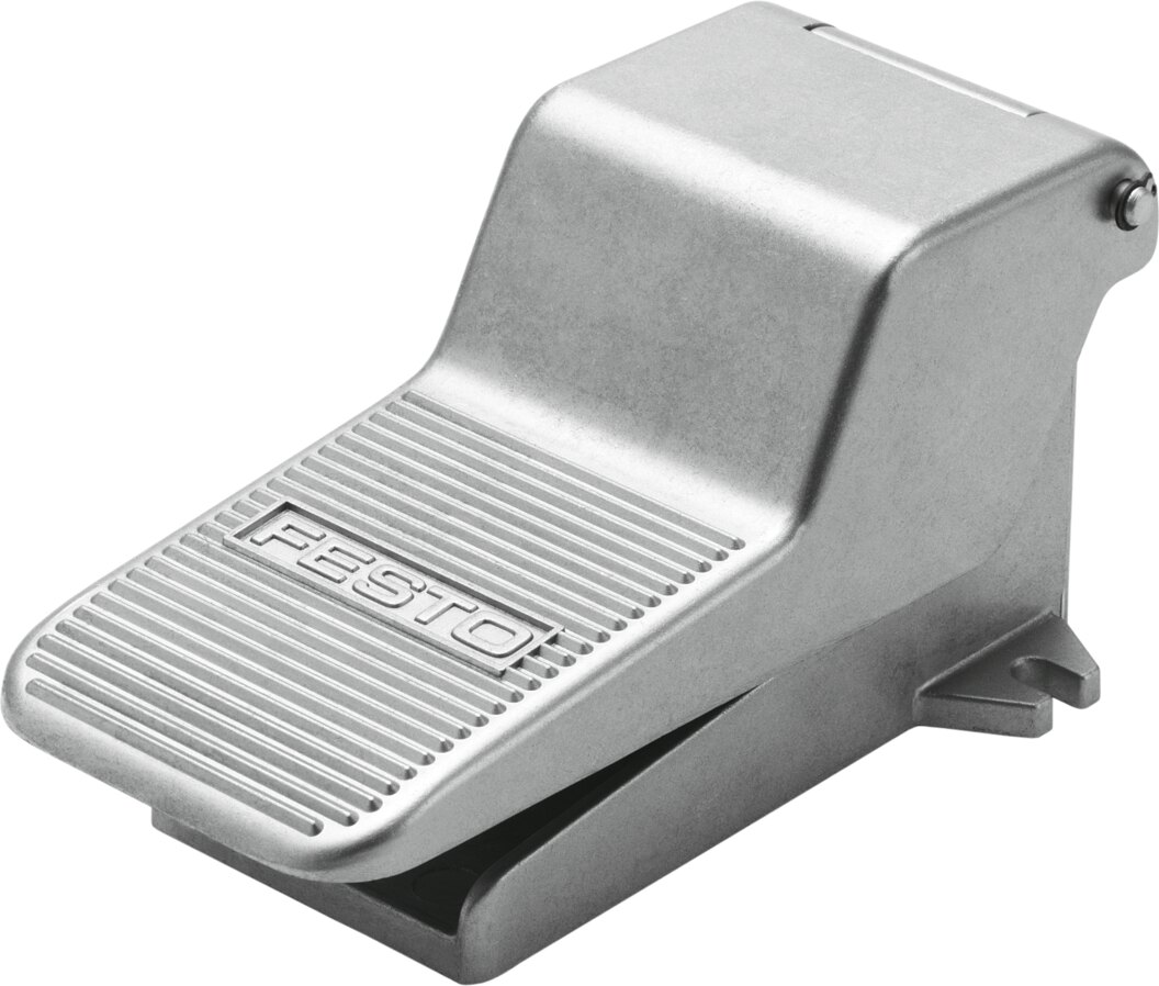 Festo foot-operated pneumatic valve for industrial machine control