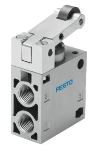 Festo mechanically operated roller lever valve for pneumatic control